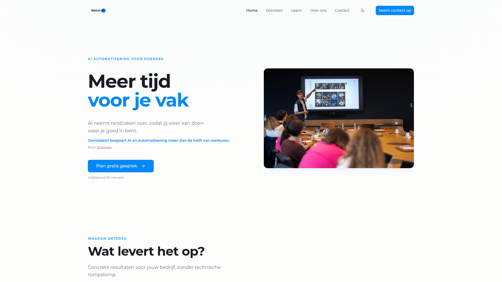 Screenshot van BeterZo